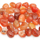 Brazilian Carnelian Agate Crystal Perfect Pendant 20" Silver Chain EMPOWER!