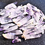 CHARGED Premium Veracruz Amethyst Crystal Perfect Pendant + 20" Silver Chain