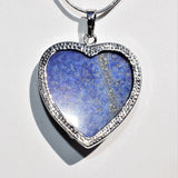 Perfect Pendant - Lapis Lazuli Heart Pendant + 20" Chain by ZENERGY GEMS