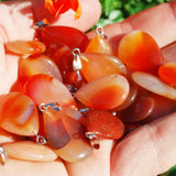 Perfect Pendant Carnelian Agate Pendant + 20" Chain: EMPOWER ZENERGY GEMS