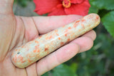 Charged 4" Sunstone Massage Wand Crystal Healing Energy ~70g