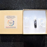 CHARGED Faceted Mystic Indigo Gabbro Crystal Perfect Pendant + 20" Chain