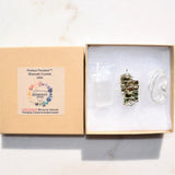 CHARGED USA Grown Bismuth Crystal Perfect Pendant + 20" Silver Chain