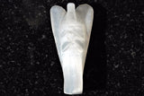 CHARGED 2.25" Selenite Crystal Hand-Carved Angel Peaceful Energy! ZENERGY GEMS