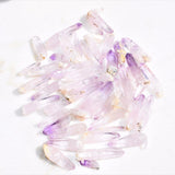 CHARGED Premium Veracruz Amethyst Crystal Perfect Pendant + 20" Silver Chain