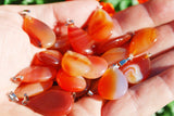Perfect Pendant Carnelian Agate Pendant + 20" Chain: EMPOWER ZENERGY GEMS
