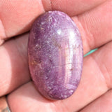 CHARGED Himalayan Starfire Ruby Crystal Perfect Pendant + 20" Chain WOW