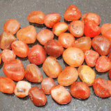 Brazilian Carnelian Agate Crystal Perfect Pendant 20" Silver Chain EMPOWER!