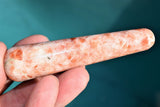 Charged 4" Sunstone Massage Wand Crystal Healing Energy ~70g