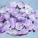 Brazilian Maraba Amethyst Crystal Perfect Pendant 20" Silver Chain