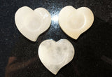 Amazing WHITE Selenite Crystal Heart - Grid Centerpiece POWERFUL: ZENERGY GEMS