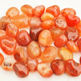 Brazilian Carnelian Agate Crystal Perfect Pendant 20" Silver Chain EMPOWER!