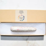 CHARGED 4.0"  Cinnabrite Crystal Massage Wand Reflexology Energy Healing REIKI