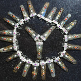 CHARGED 7 Chakra Labradorite Crystal Perfect Pendant + 20" Chain