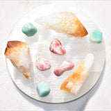 XL Selenite Disc Polished Flat Crystal Charging Station POWERFUL ZENERGY GEMS