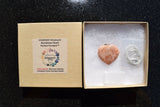 CHARGED Himalayan Sunstone Heart Crystal Perfect Pendant + 20" Chain WOW