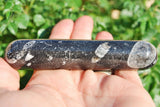 CHARGED 4.0"  Orthoceras Fossil Wand Reflexology Massage Crystal Energy Healing
