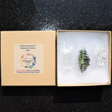 CHARGED USA Grown Bismuth Crystal Perfect Pendant + 20" Silver Chain