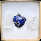 Perfect Pendant - Lapis Lazuli Heart Pendant + 20" Chain by ZENERGY GEMS
