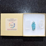 CHARGED Arizona Shattuckite Chrysocola Perfect Pendant + 20" Silver Chain