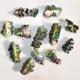 CHARGED USA Grown Bismuth Crystal Perfect Pendant + 20" Silver Chain