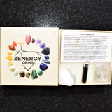 CHARGED Himalayan Black Tourmaline Crystal Perfect Pendant + 20" Silver Chain