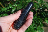 xCHARGED Dark Nephrite Inca Jade 3.5" Wand Reflexology Massage Healing 390cts