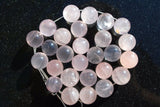 Perfect Pendant Rose Quartz Crystal Sphere Pendant + 20" Silver Chain