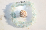CHARGED Aquamarine Crystal Chip 18" Necklace Healing Energy REIKI WOW!!!