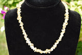 CHARGED Citrine Crystal Chip 18" Necklace Polished ENERGY REIKI