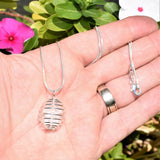 CHARGED Apophyllite Crystal Perfect Pendant + 20" Silver Chain REIKI WOW!