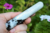 Charged Rainbow Moonstone Crystal Massage Wand Crystal Healing REIKI ~90g