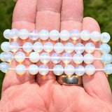 Premium CHARGED Radiant Opalite Crystal 8mm Stretchy Bracelet PROTECTION