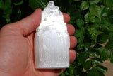 4" Selenite Crystal Tower of Divine Mind Healing POWER REIKI by ZENERGY GEMS