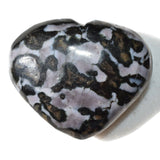 Himalayan Mystic Indigo Gabbro Crystal Puffy Heart / Palm Stone Healing Energy!