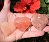 CHARGED Himalayan Sea Salt Crystal Heart Hand-Carved Peaceful Energy WOW!