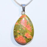 Perfect Pendant Unakite Teardrop Pendant + 20" Chain REGENERATE LOVE!