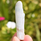 CHARGED 2" Rainbow Moonstone Crystal Hand-Carved Angel Peaceful Energy!