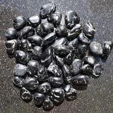 CHARGED Brazilian Black Tourmaline Crystal Perfect Pendant + 20" Silver Chain
