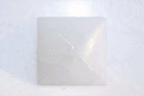 [4 PCS] 2" (50mm) Moroccan Selenite Pyramids Hand-carved Hand-Polished POWERFUL