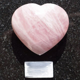 [1] Himalayan Rose Quartz Crystal Puffy Heart / Palm Stone Reiki ZENERGY GEMS