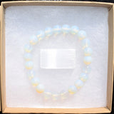 Premium CHARGED Radiant Opalite Crystal 8mm Stretchy Bracelet PROTECTION