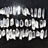 Colombian Lemurian Seed Clear Quartz Perfect Pendant + 20" Chain [Facet-Grade]