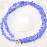 CHARGED Premium Tanzanite Crystal 18" Necklace Healing Energy REIKI WOW!!!