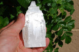 4" Selenite Crystal Tower of Divine Mind Healing POWER REIKI by ZENERGY GEMS