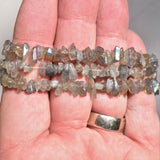 Premium CHARGED Labradorite Crystal Chip Stretchy Bracelet REIKI