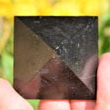 [1] Charged 2" (50mm) Black Tourmaline Pyramid Crystal Healing Energy ~106g