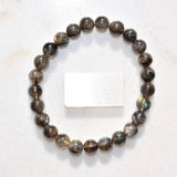 CHARGED Premium Labradorite Crystal Bead Bracelet Stretchy Healing Energy REIKI