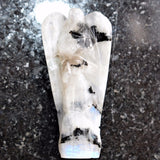 CHARGED 2" Rainbow Moonstone Crystal Hand-Carved Angel Peaceful Energy!