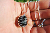 xPerfect Pendant™ - Tibetan Tektite Pendant + 26" 925 Chain: SYN 12 ZENERGY GEMS™